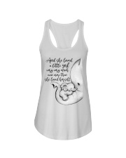 Baby elephant And she loved a little girl Nusery Ladies Flowy Tank tile