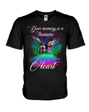 butterfly3 V-Neck T-Shirt tile