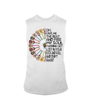 Hippie girl Oh Give Me The Beat Hippie Music Sleeveless Tee tile