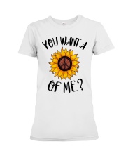 You want a of me Premium Fit Ladies Tee front