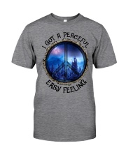 Hippie I Got A Peacful Classic T-Shirt front