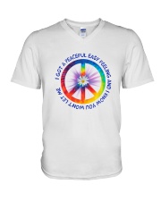 I Got A Peaceful Easy Feeling V-Neck T-Shirt thumbnail