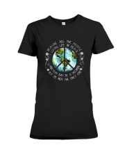 All The People Living In Peace Premium Fit Ladies Tee thumbnail