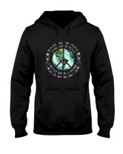 All The People Living In Peace Hooded Sweatshirt thumbnail