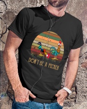 Do Not Be A Pecker Classic T-Shirt lifestyle-mens-crewneck-front-4
