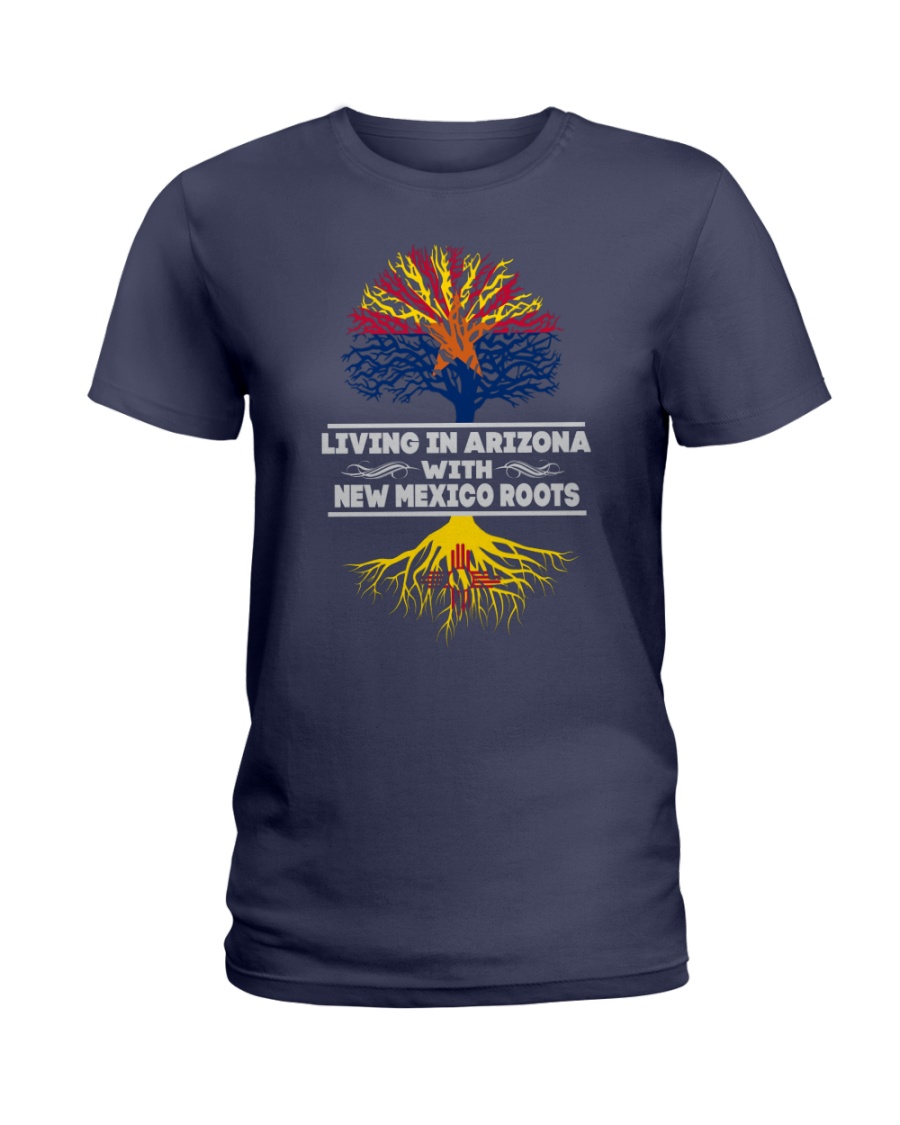 ARIZONA WITH NEW MEXICO SHIRTS Ladies T-Shirt
