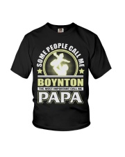 CALL ME BOYNTON PAPA THING SHIRTS Youth T-Shirt thumbnail