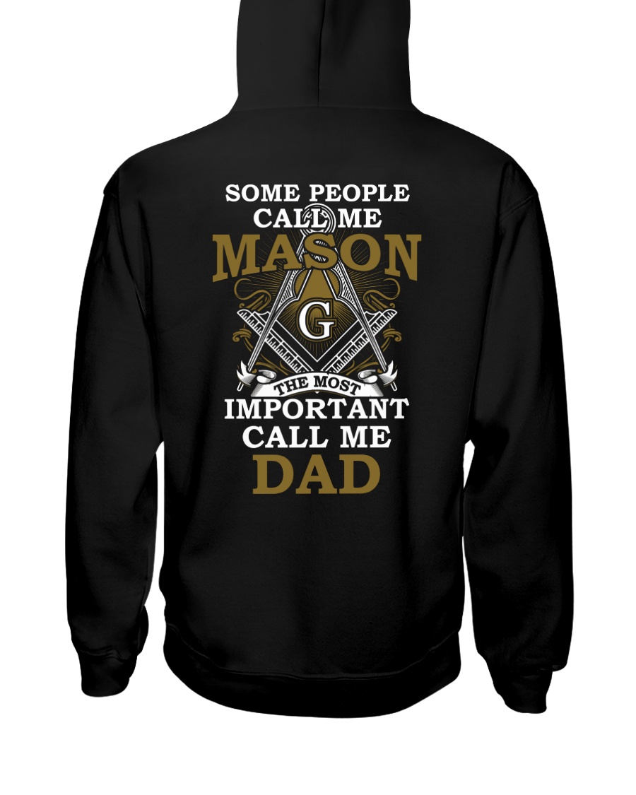 Freemasonry T-shirt The Most Important Call Me Dad Hooded Sweatshirt