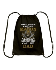 Freemasonry T-shirt The Most Important Call Me Dad Drawstring Bag thumbnail