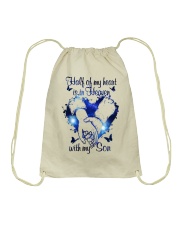 My son in heaven Drawstring Bag tile