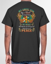 My son my guardian angel Classic T-Shirt garment-tshirt-unisex-back-04