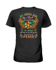 My son my guardian angel Ladies T-Shirt tile
