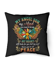 My son my guardian angel Indoor Pillow tile