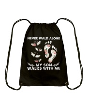 My son in heaven Drawstring Bag tile