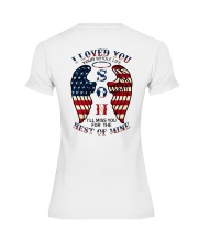My son in heaven Premium Fit Ladies Tee tile