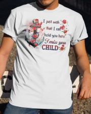My son in heaven Classic T-Shirt apparel-classic-tshirt-lifestyle-28
