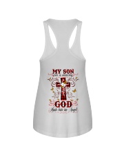 My son my guardian angel Ladies Flowy Tank tile