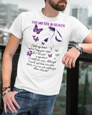 My son in heaven Classic T-Shirt custom-t-shirts-classic-lifestyle-front-398