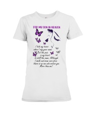 My son in heaven Premium Fit Ladies Tee tile