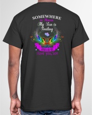My son my guardian angel Classic T-Shirt garment-tshirt-unisex-back-04