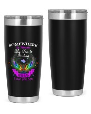 My son my guardian angel 20oz Tumbler tile
