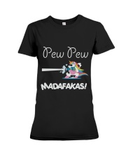 Pew Pew Madafakas Unicorn Premium Fit Ladies Tee thumbnail