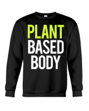 a7775 plant based body vegan gym bod Crewneck Sweatshirt tile