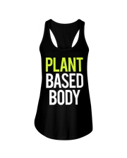 a7775 plant based body vegan gym bod Ladies Flowy Tank tile