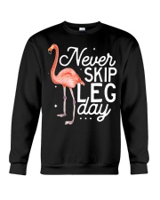 a11799 never skip leg day funny flam Crewneck Sweatshirt tile