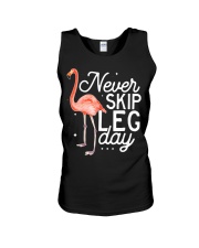a11799 never skip leg day funny flam Unisex Tank tile