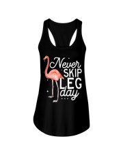 a11799 never skip leg day funny flam Ladies Flowy Tank tile