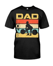 a5910 retro vintage dad love gym fit Classic T-Shirt front