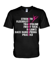 gymnast limited edition V-Neck T-Shirt tile