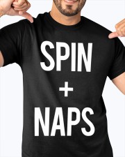 a6118 love spin and naps funny gym f Classic T-Shirt apparel-classic-tshirt-lifestyle-front-92