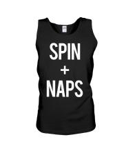 a6118 love spin and naps funny gym f Unisex Tank tile