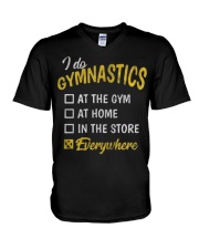 gymnastic 5 V-Neck T-Shirt tile