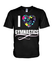 gymnastic 1 V-Neck T-Shirt tile