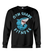 gym shark fitness second design Crewneck Sweatshirt tile