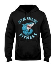 gym shark fitness second design Hooded Sweatshirt tile
