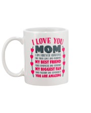 I Love You Mom Gift for Mother's Day Mug Mug back