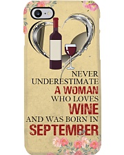 Wine A Woman September Phone Case i-phone-7-case