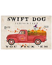 swift dog pumpkin farm 24x16 Poster front