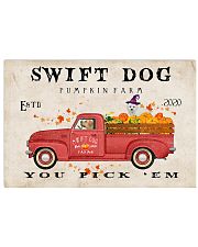swift dog pumpkin farm Horizontal Poster tile