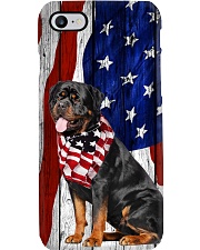 Rottweiler Usa Flag Phone Case i-phone-7-case