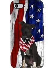 Black Pit Bull Usa Flag Phone Case i-phone-7-case
