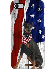 Doberman Pinscher Usa Flag Phone Case i-phone-7-case