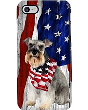 Schnauzer Usa Flag Phone Case i-phone-7-case