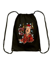 I Love Airedale Terrier Drawstring Bag thumbnail