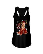 I Love Airedale Terrier Ladies Flowy Tank thumbnail