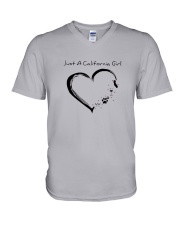 Just A California Girl V-Neck T-Shirt thumbnail